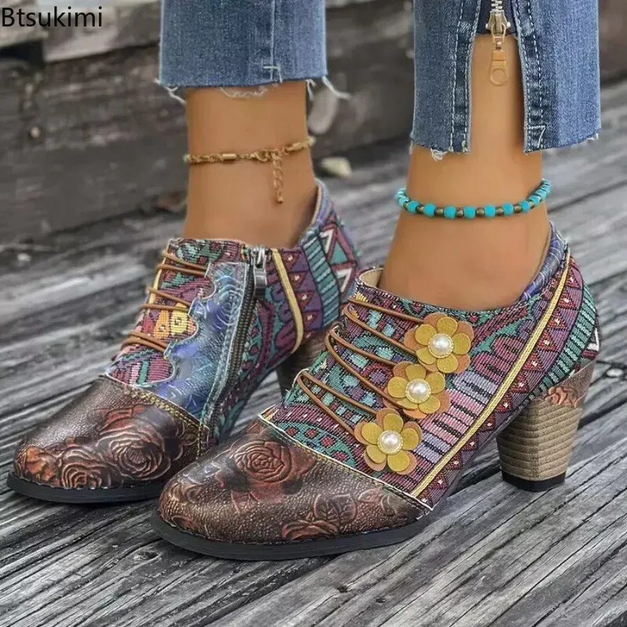 Ethnic Fashion Women - Dameslaarzen in etnische stijl, geschikt voor