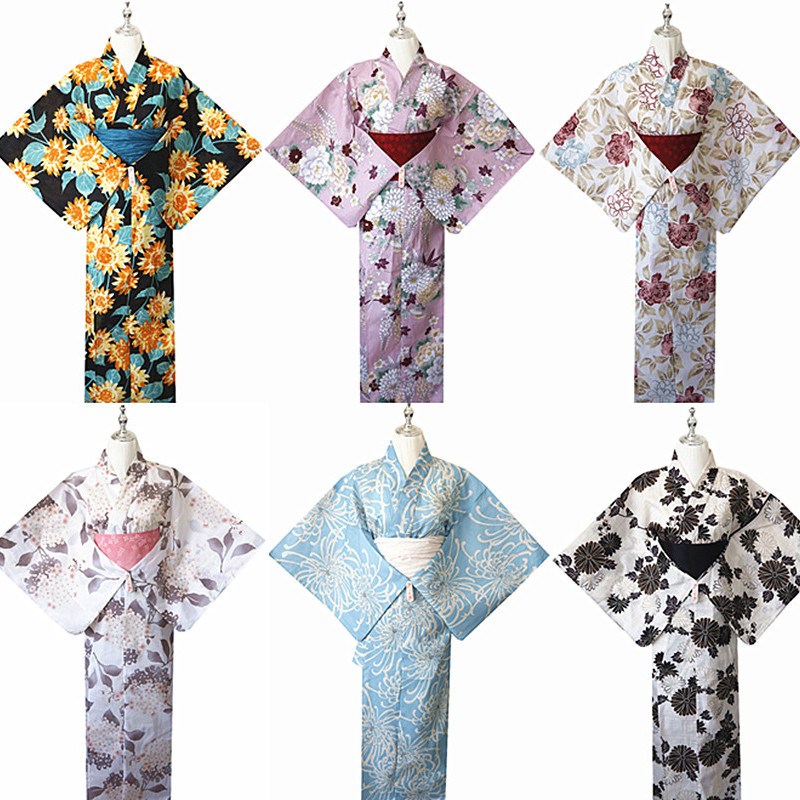 Ethnic Fashion Photography - Nieuwe kimono-badjas in traditionele stijl, diverse