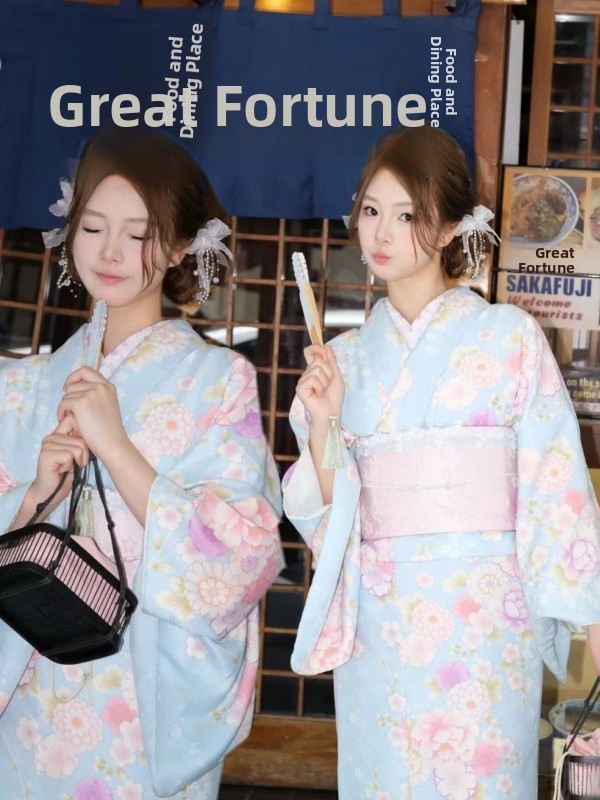 Ethnic Fashion Photography - Nieuwe vintage Japanse traditionele kimono fotografiekostuum
