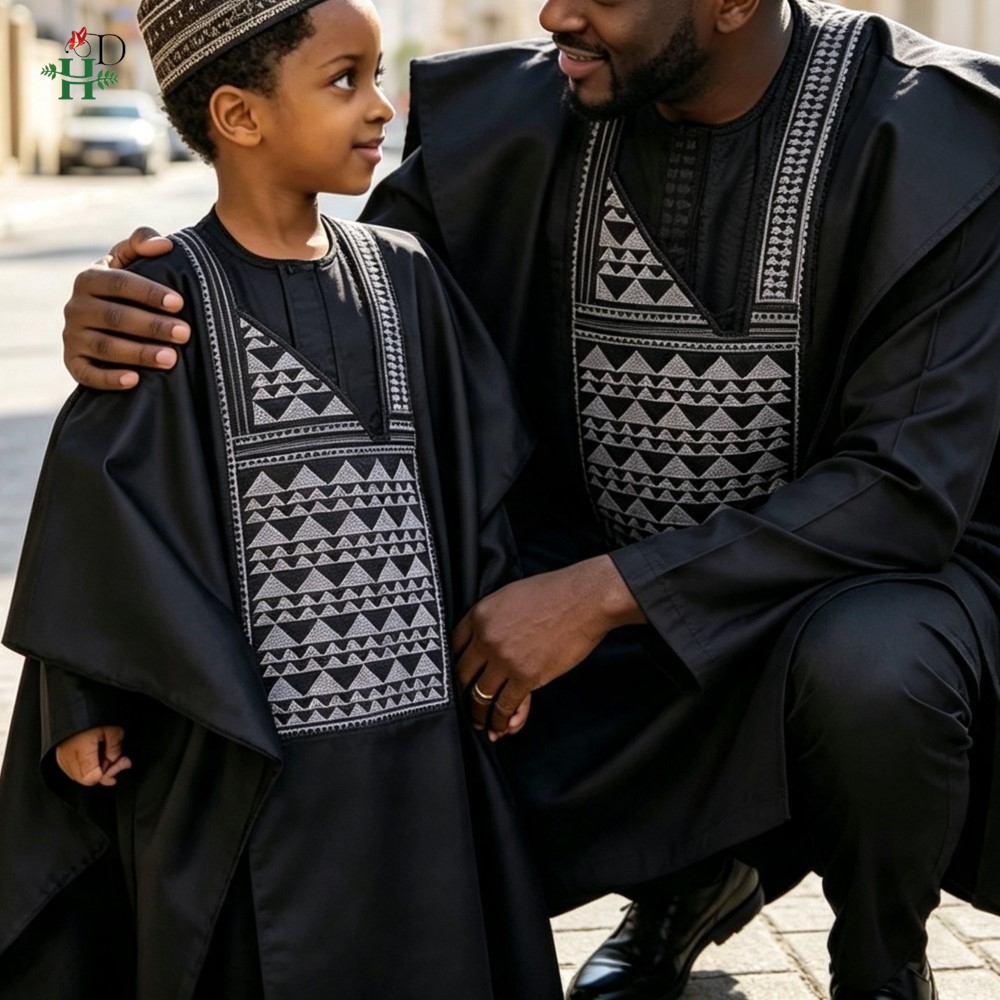 Vader-zoon outfits Turkse jurk - Boubou Men Africa recensie en prijs