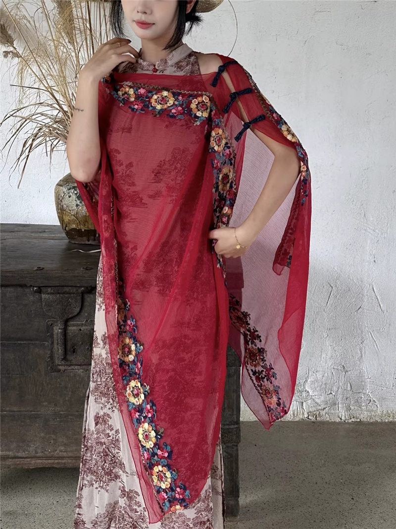 2025 Zomer Nieuwe Bloem Bordur - Ethnic Fashion Photography recensie en prijs